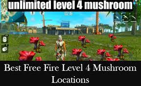 Best Free Fire Level 4 Mushroom Locations कहाँ कहाँ है जानिए
